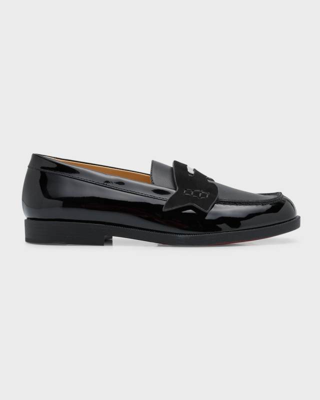 Kid's Penny Calf Leather Loafers, Size Kids/Toddlers