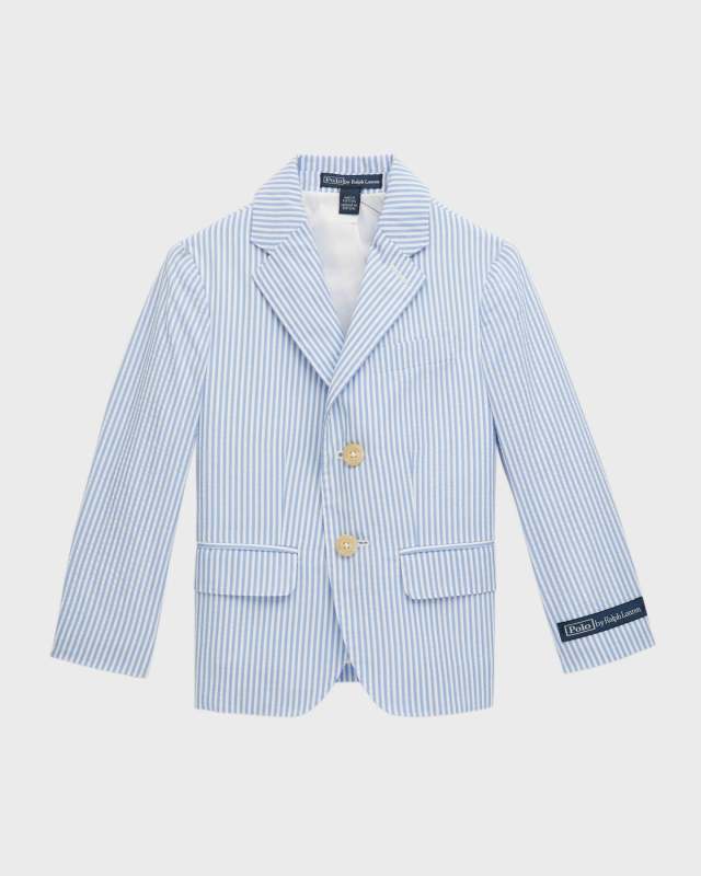 Boy's Seersucker Suit Jacket, Size 2-