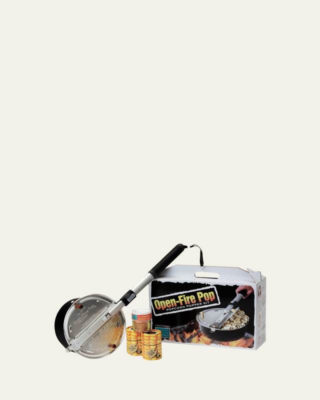 Open-Fire Pop Popcorn Popper Camping Starter Set