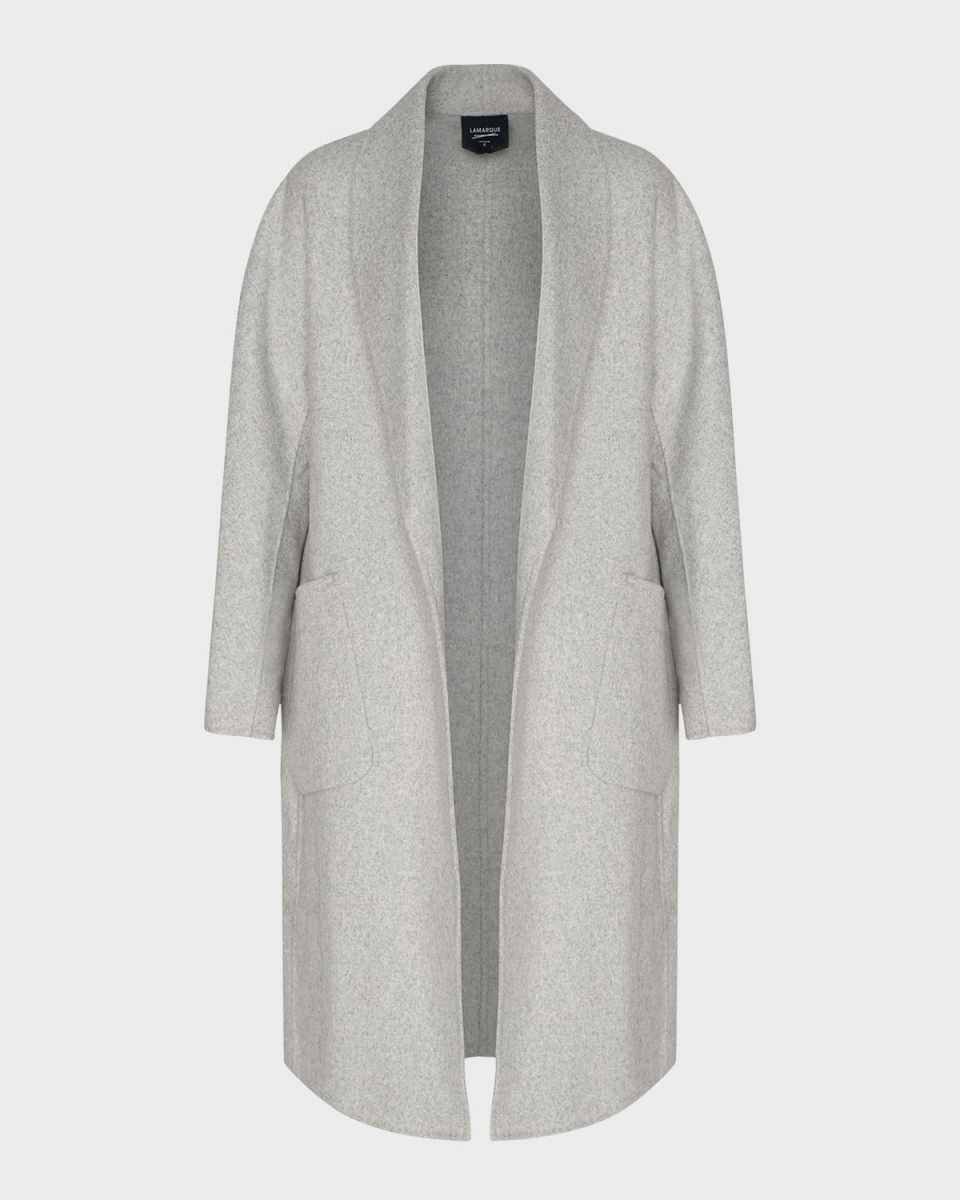 Thara Double-Faced Wool Cocoon Coat