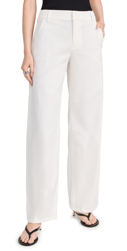 alice + olivia Porter Balloon Trousers Off White