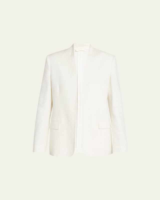 Harvy Open-Front Linen Jacket
