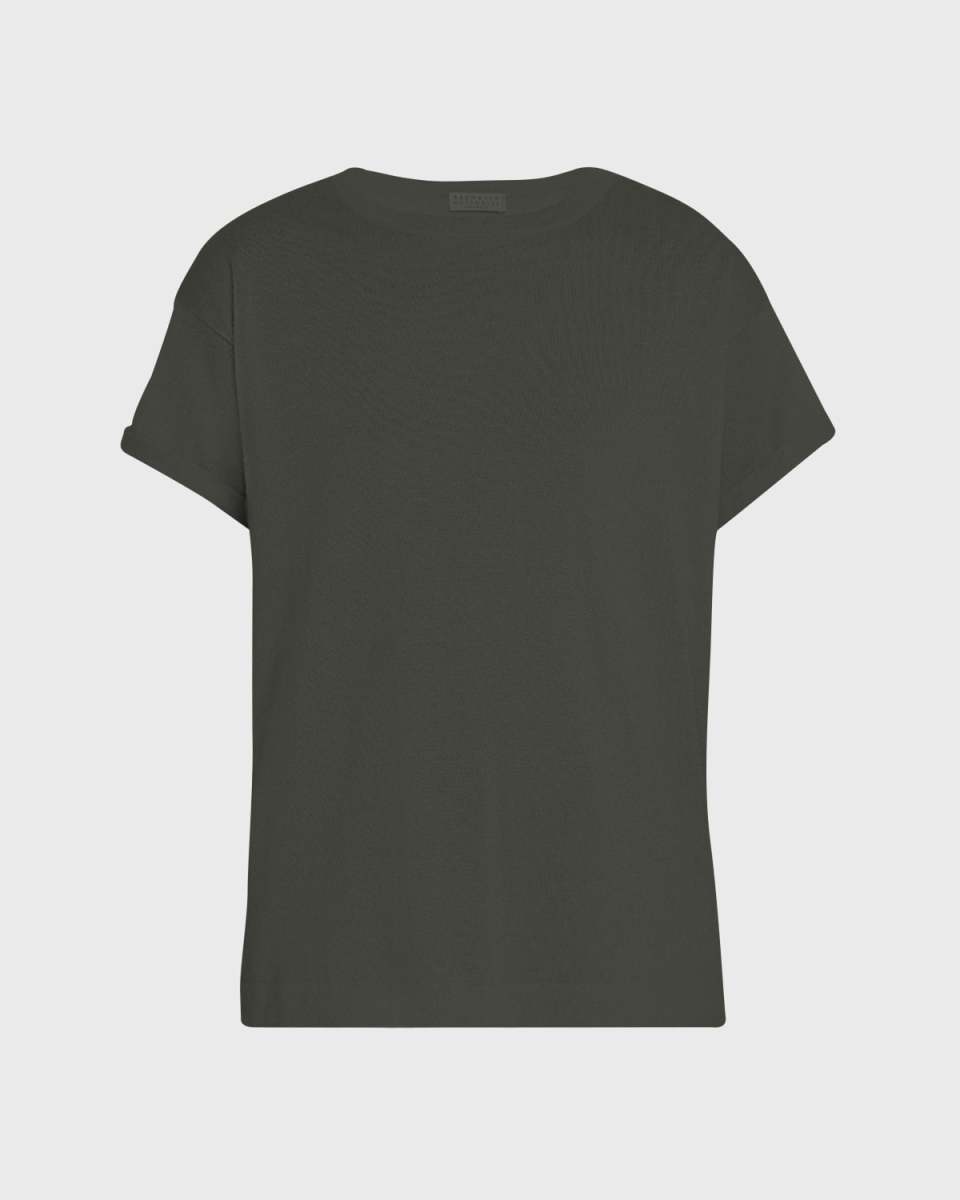 Cashmere-Blend Knit Lurex T-Shirt
