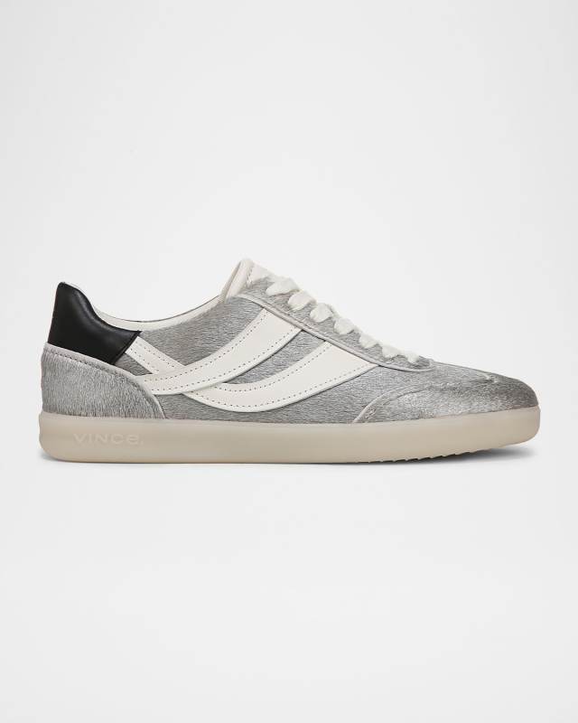 Oasis Calf Hair Leather Retro Sneakers