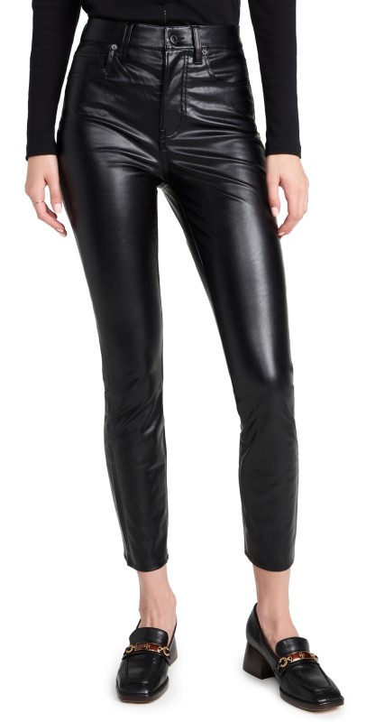 Veronica Beard Jean Maera Extra High Rise Skinny Jeans Black