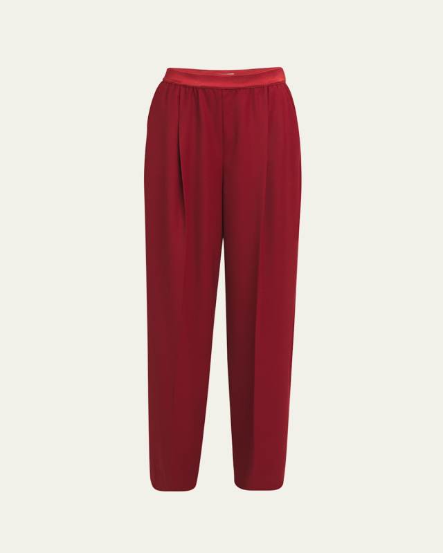 Light Wool Jane Straight Leg Pants