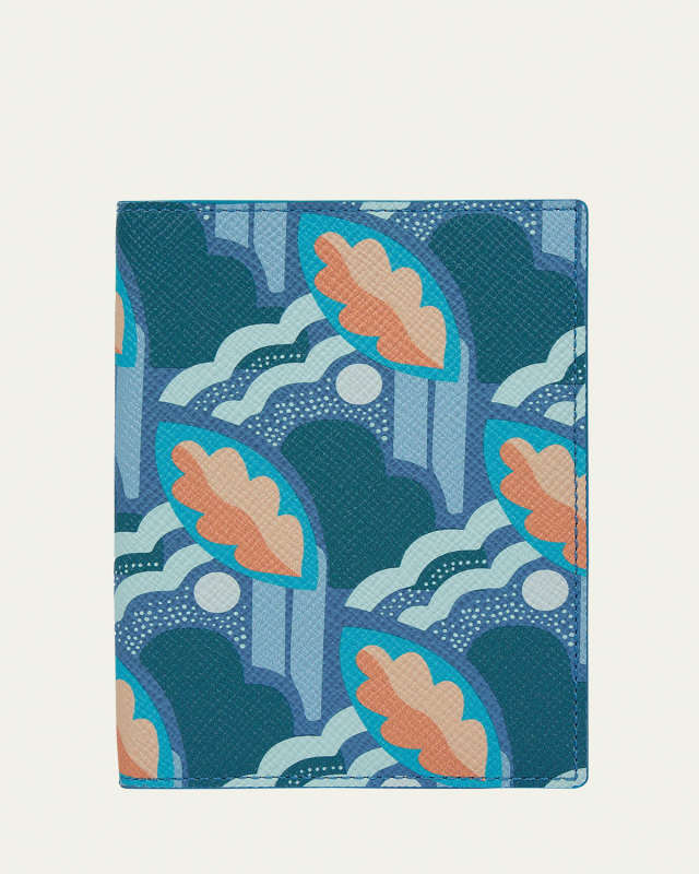 Panama Passport Cover, Bloom Blue Nile
