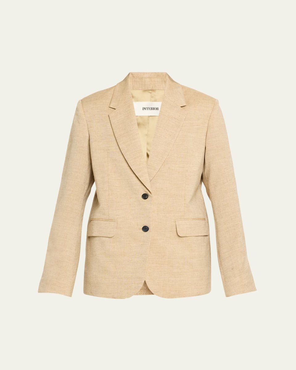 The Jareth Linen-Blend Suit Jacket
