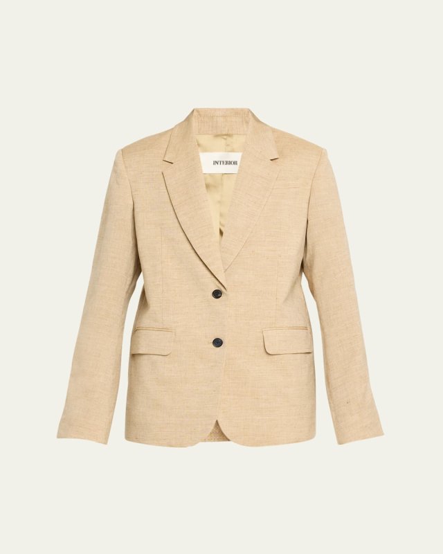 The Jareth Linen-Blend Suit Jacket