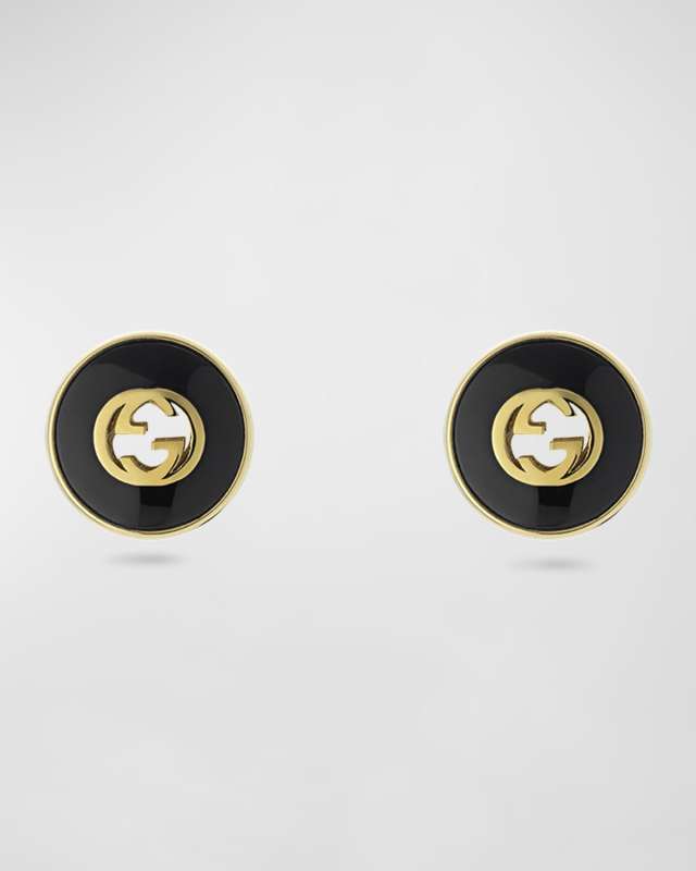 Interlocking G Stud Earrings, 12mm