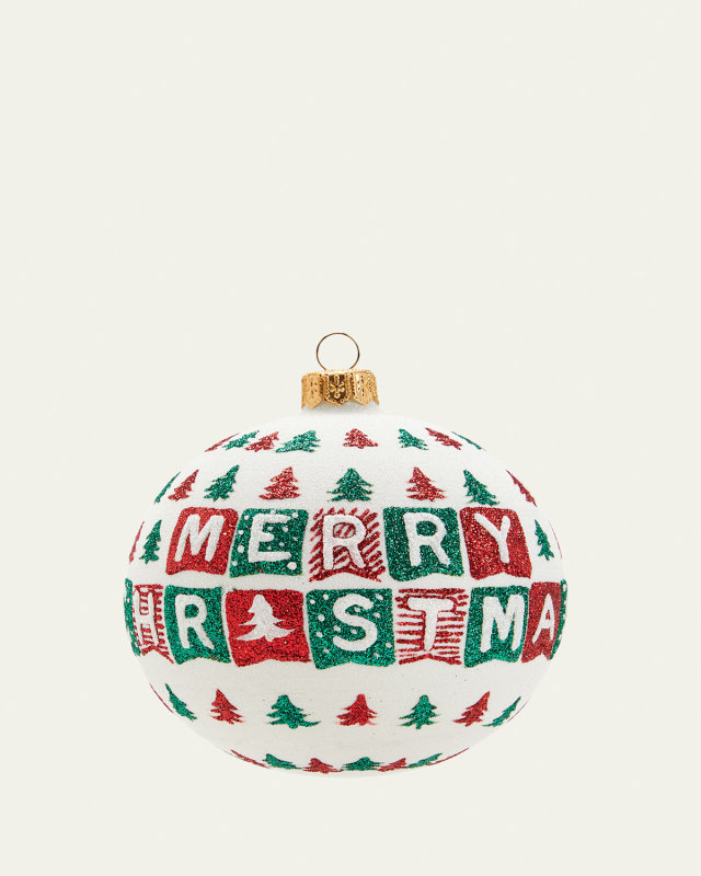 Merry Christmas Ornament