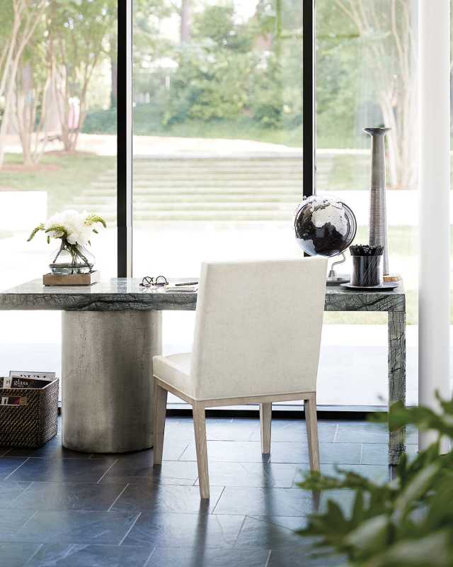 Linea Pedestal Writing Desk