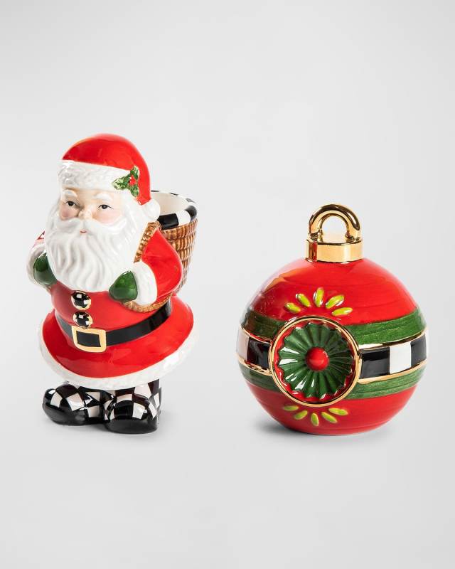 Granny Kitsch Santa and Ornament Hostess Set