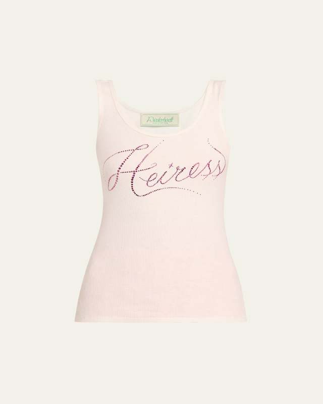 Heiress Crystal Tank Top