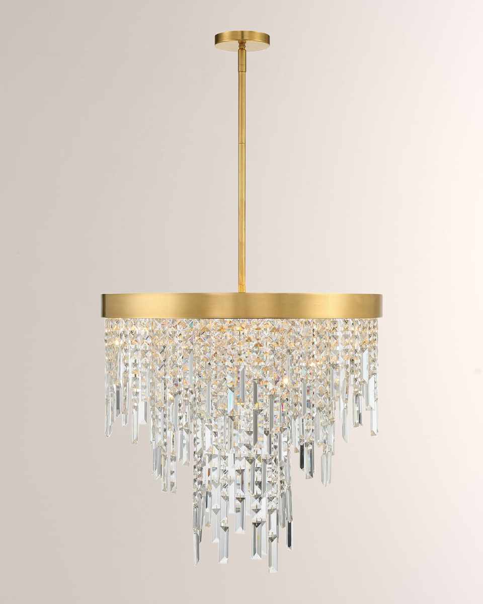 Winfield 6-Light Antiqued Gold Chandelier