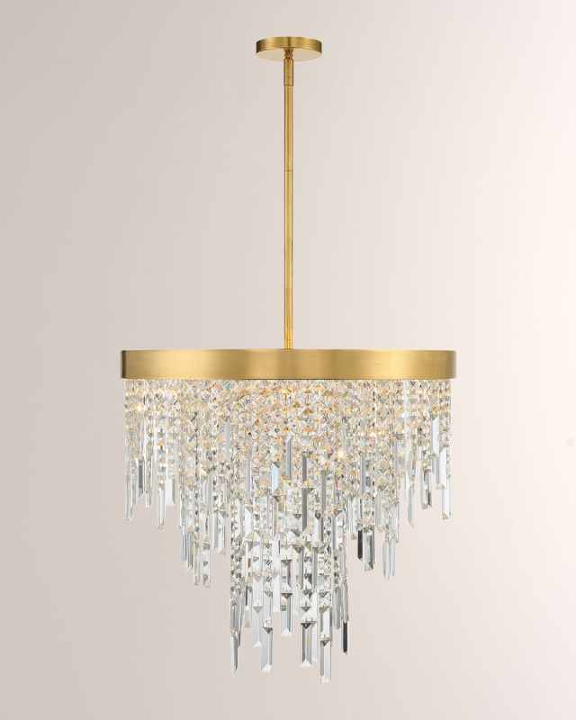 Winfield 6-Light Antiqued Gold Chandelier