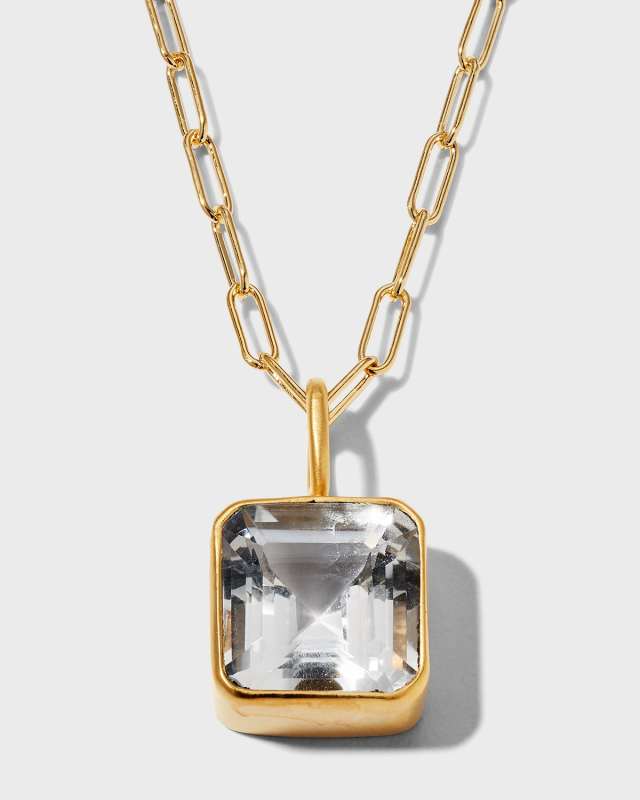 Mini Faceted Charm Necklace