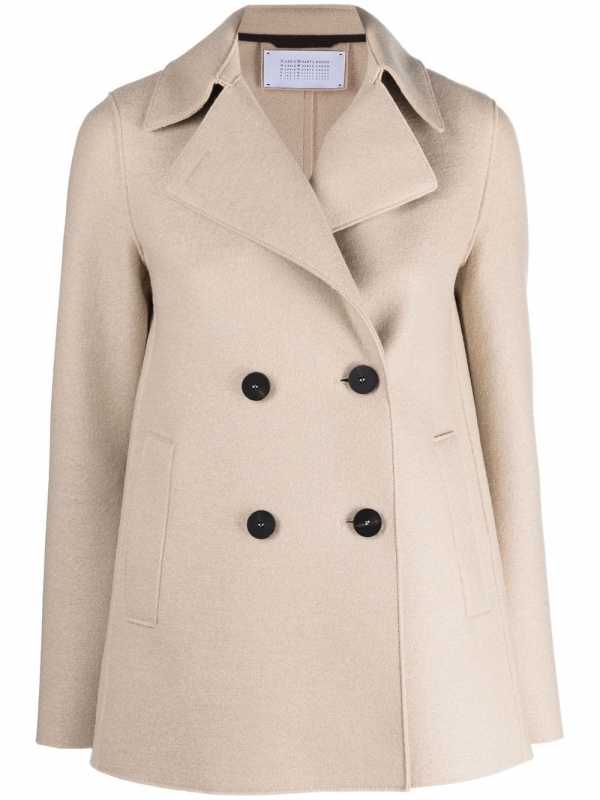 double-breasted fitted jacket