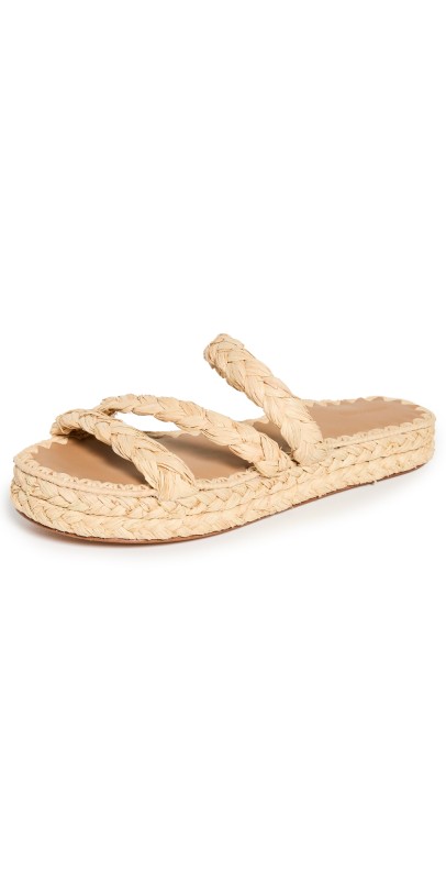 Carrie Forbes Amalfi Slides Natural