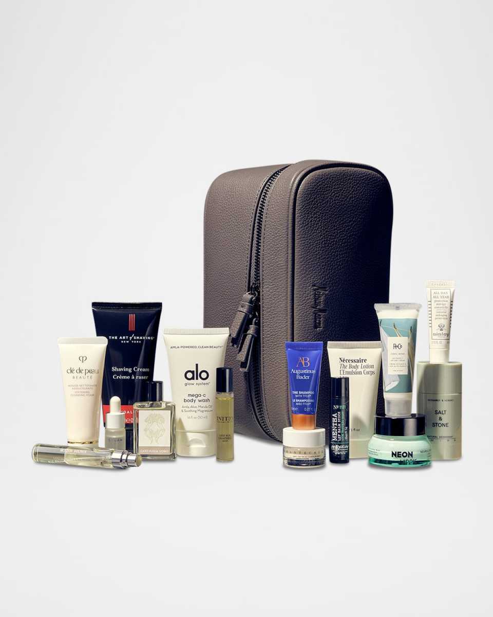 Beauty Holiday Mens Grooming Case With Deluxe Samples