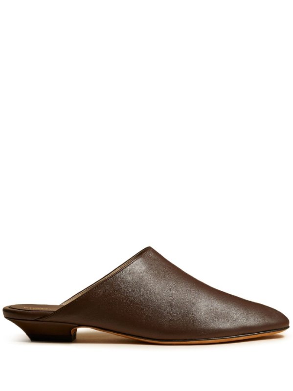 Khaite The Otto leather mules