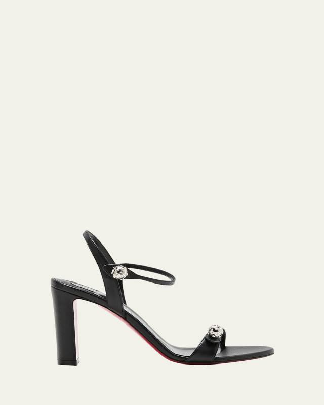 Atmospheria Leather Sphere Red Sole Sandals