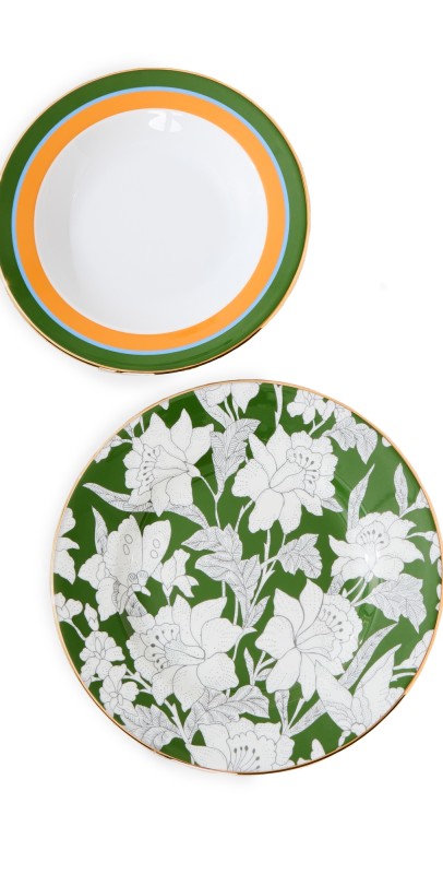 La DoubleJ Soup and Dinner Set of 2 Roman Holiday Avorio