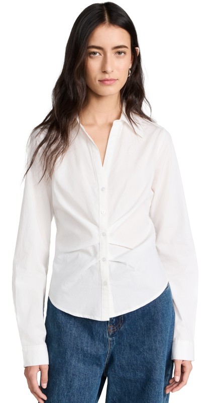 PAIGE Alera Shirt White