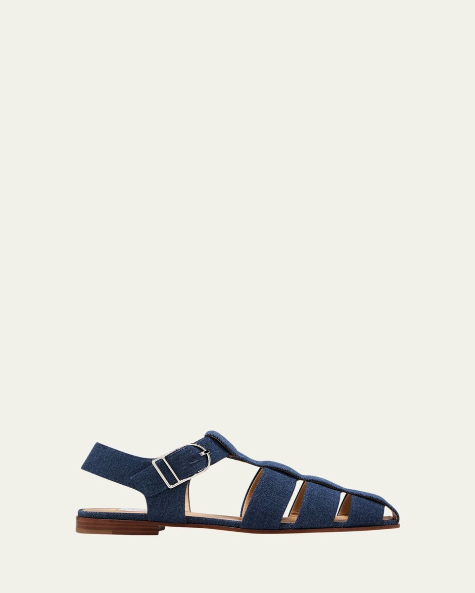 Lynn Denim Fisherman Sandals