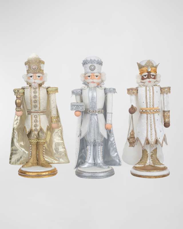 Celestial Wiseman Nutcrackers, Set of 3