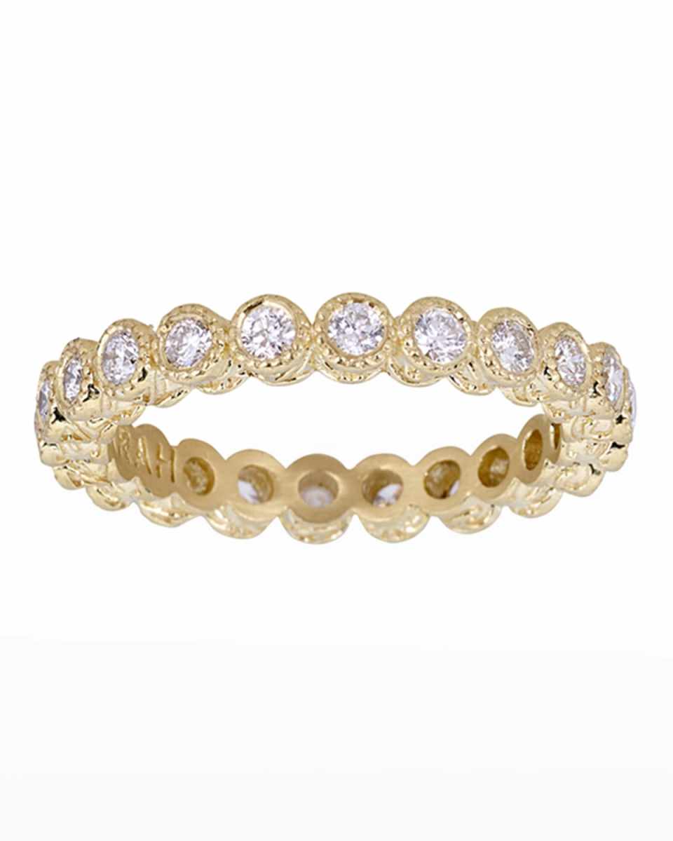 18k Diamond Eternity Ring, Size 6.5
