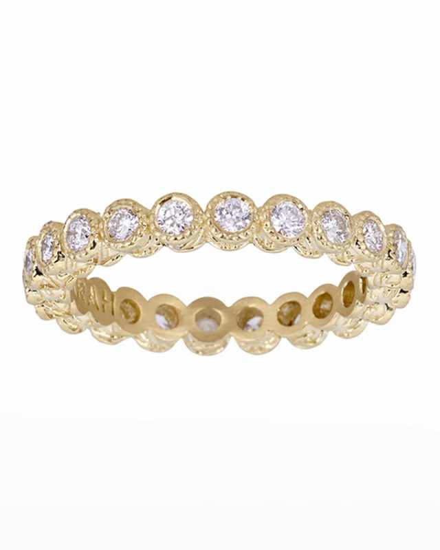 18k Diamond Eternity Ring, Size 6.5