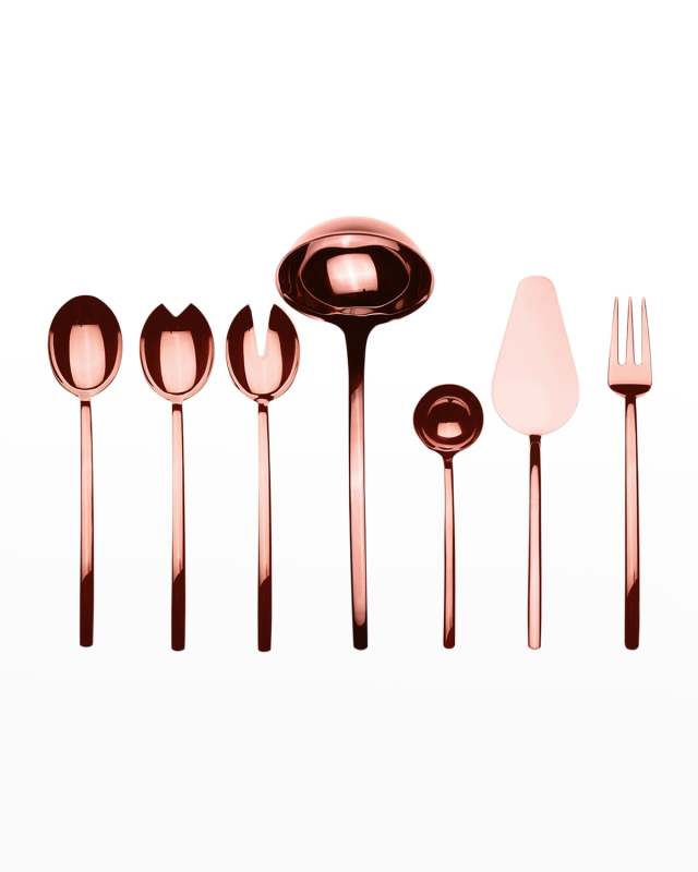 Bronze Due 7-Piece Full Serving Set