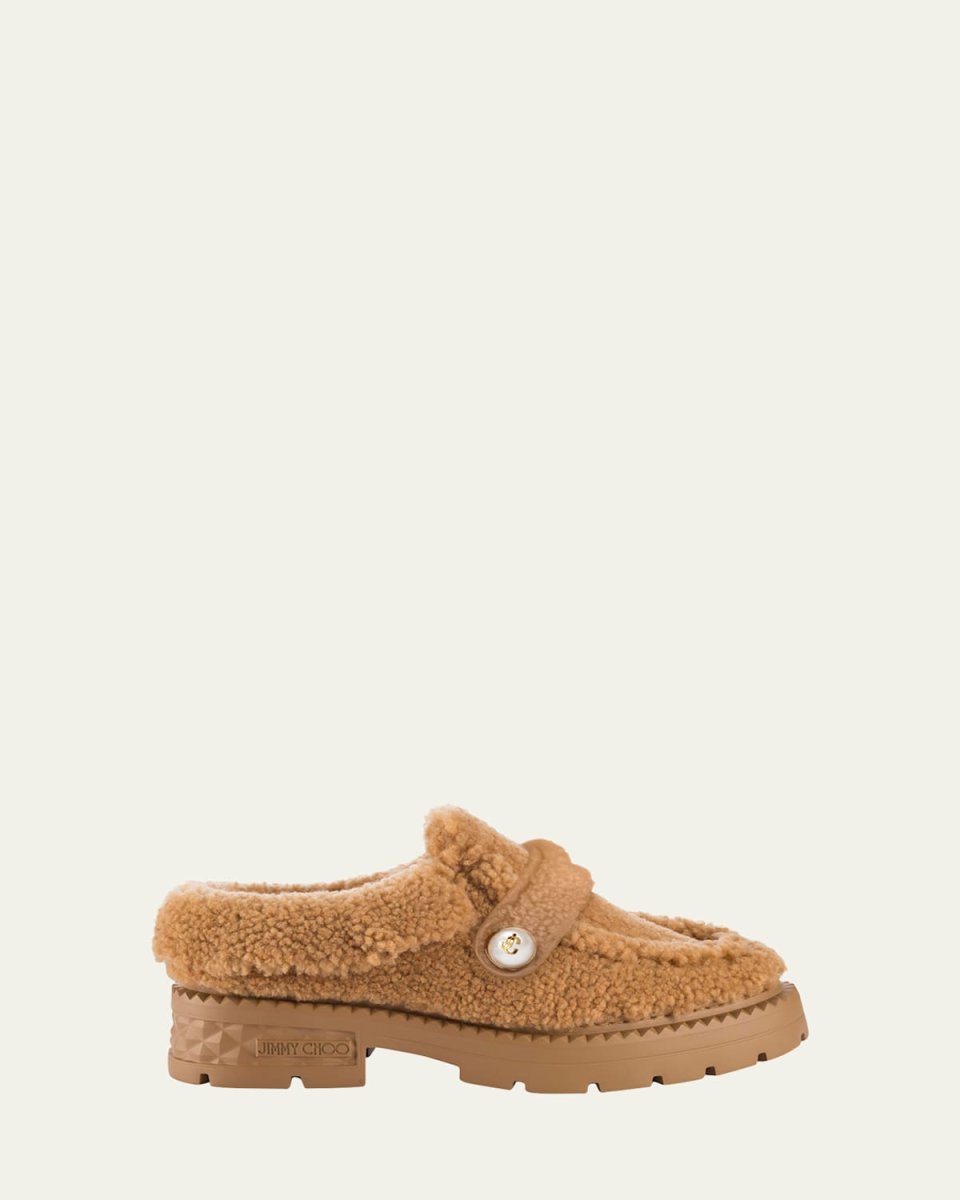 Shea Shearling Loafer Mules