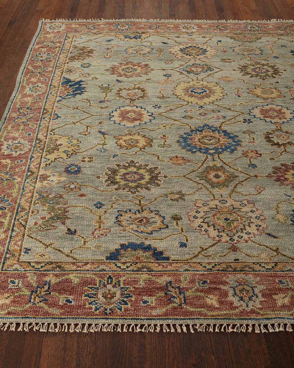 Addington Hand-Knotted Rug, 6' x 9'