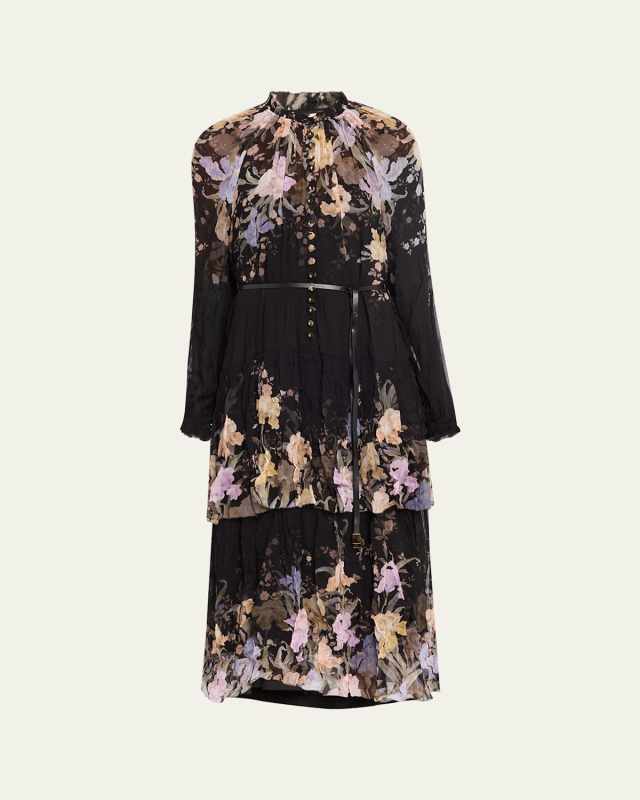 Eden Tiered Midi Dress