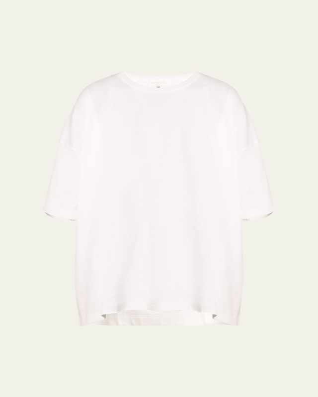 Short Sleeve Longer Back T-Shirt Mid Plus