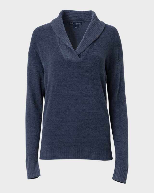 CozyChic Ultra Lite Shawl-Collar Pullover