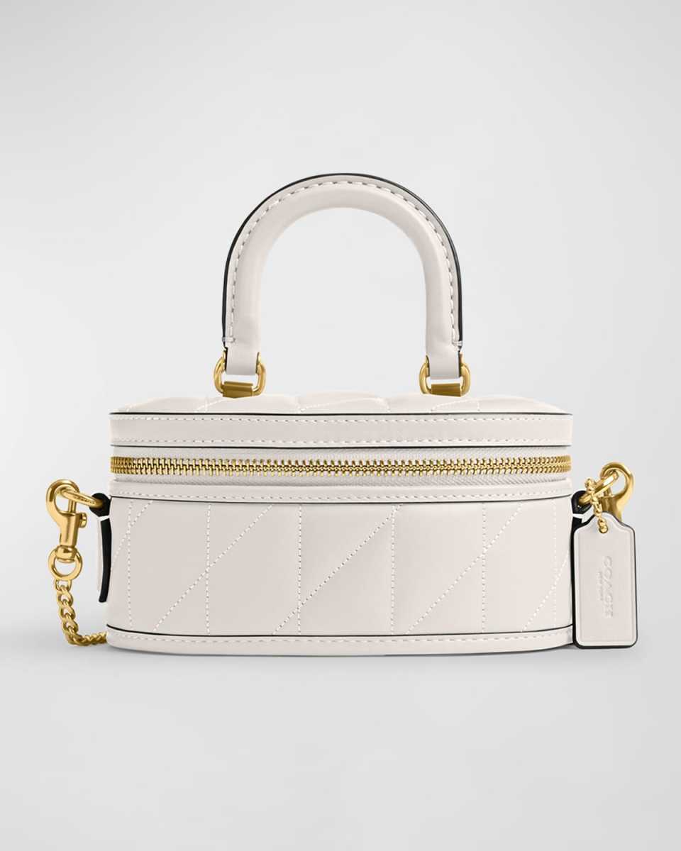 Trail Quilted Pillow Leather Crossbody Bag