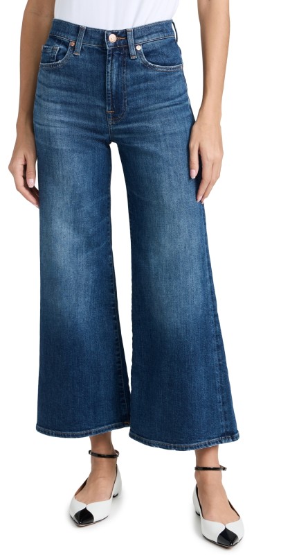 7 For All Mankind Cropped Jo Jeans Sihighline