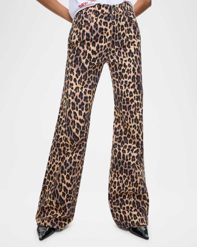 Weezy Leopard Full Length Jeans