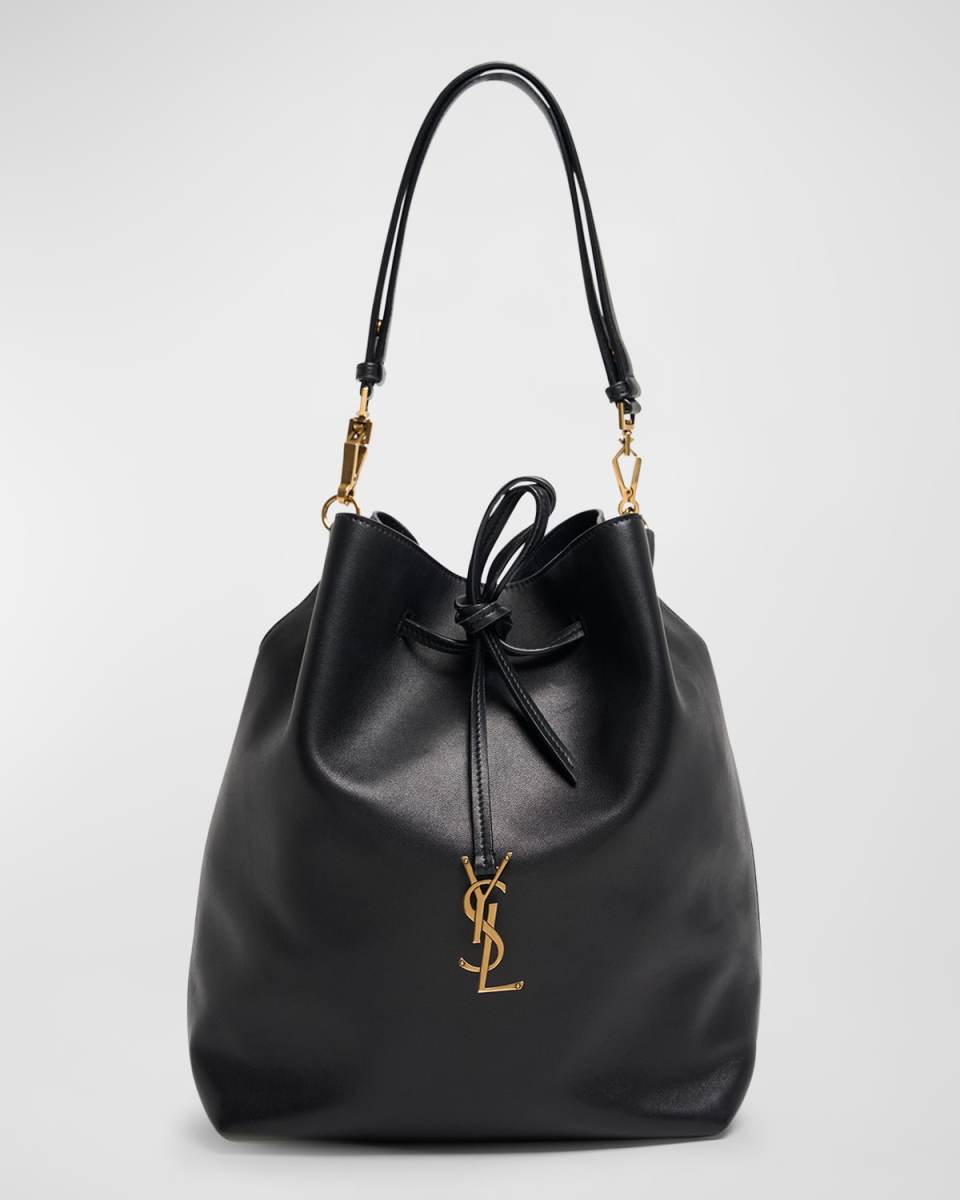 Paris VII YSL Pochon Shoulder Bag in Lambskin Leather