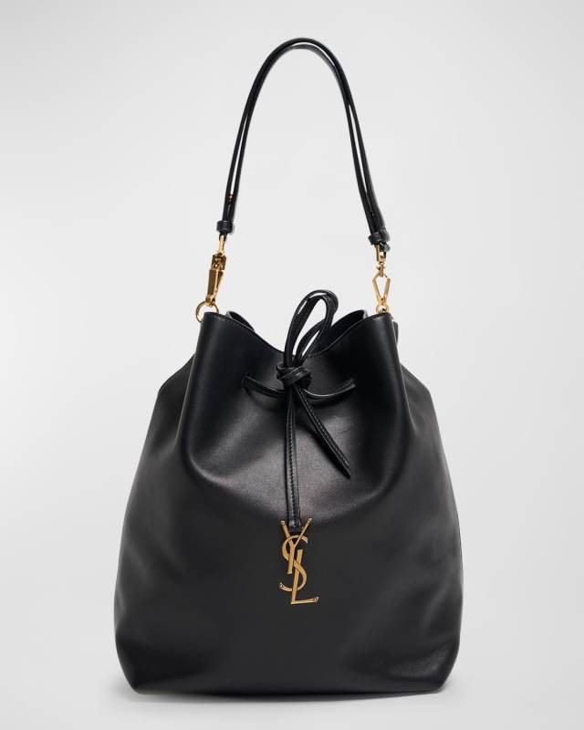 Paris VII YSL Pochon Shoulder Bag in Lambskin Leather