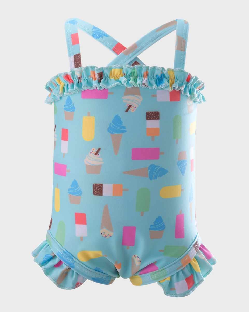 Girl's Ice Lolly Swimsuit, Size 6M-24
