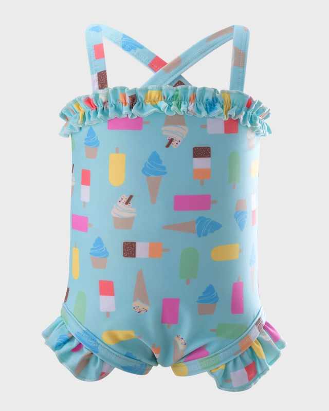 Girl's Ice Lolly Swimsuit, Size 6M-24