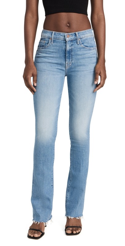 MOTHER The Insider Sneak Fray Jeans Love On The Beat
