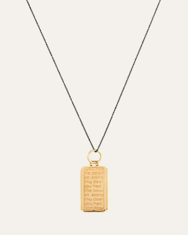 "Dorothy" 18K Gold Medallion Necklace