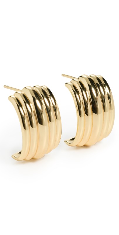MÉGA Small Waterfall Earrings Gold