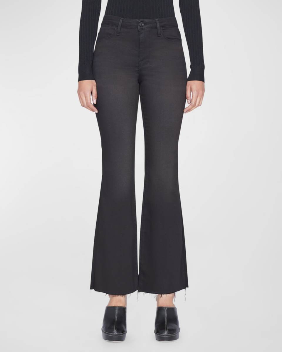 Easy Flare Raw Hem Jeans
