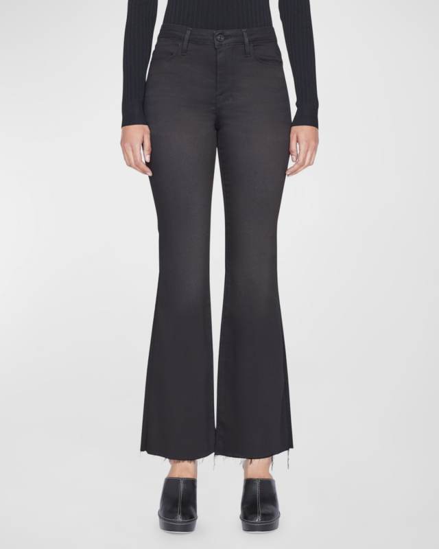 Easy Flare Raw Hem Jeans